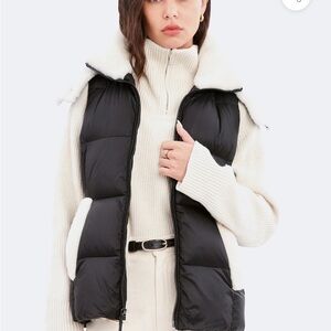 Dawn Levy Monochrome Puffer Vest